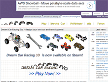 Tablet Screenshot of dreamcarracing.com